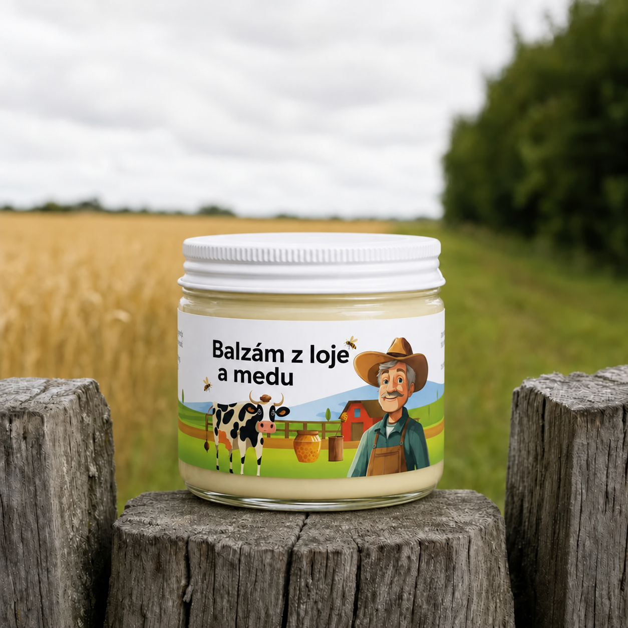 Balzám z loje a medu